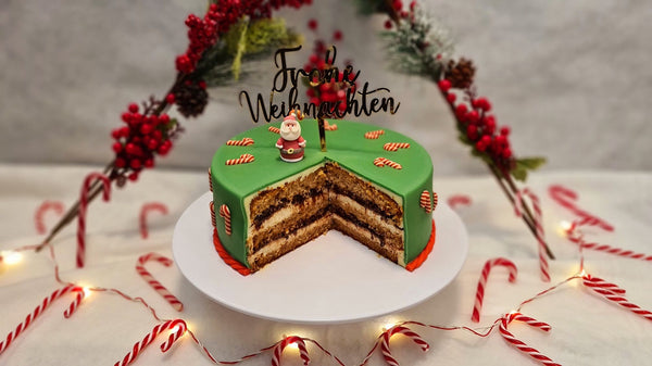 Clever Cakes Lebkuchen Weihnachtstorte