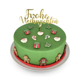 Weihnachtliche Zuckerdekoration