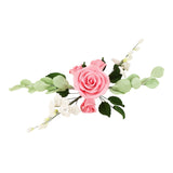Zuckerblumen Bouquet Rosen rosa