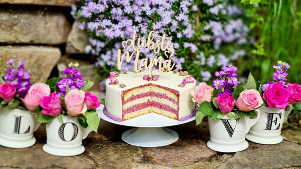 Bunte Zitronen Frischkäse Torte – Clever Cakes Bunte Zitronen Frischkäse Torte – Clever Cakes