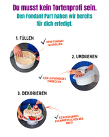 Weihnachtsgeschenk Backset - Torte & Plätzchen