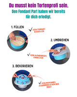 Schneemann Backset - Torte & Plätzchen