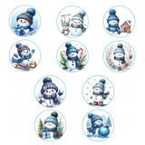 Plätzchen Aufleger Schneemann
