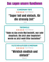 Schneemann Backset - Torte & Plätzchen
