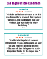 Weihnachtsgeschenk Backset - Torte & Plätzchen