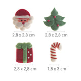 Weihnachtliche Zuckerdekoration