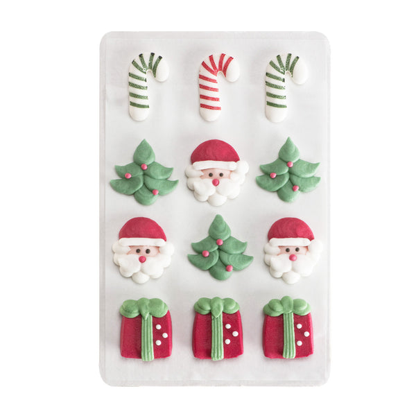 Weihnachtliche Zuckerdekoration