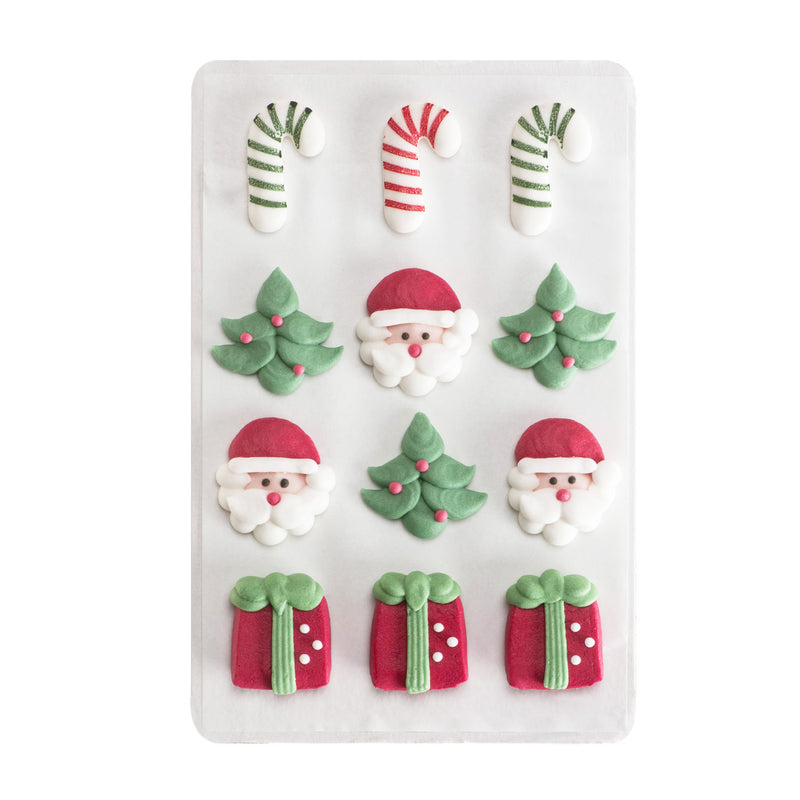 Weihnachtliche Zuckerdekoration