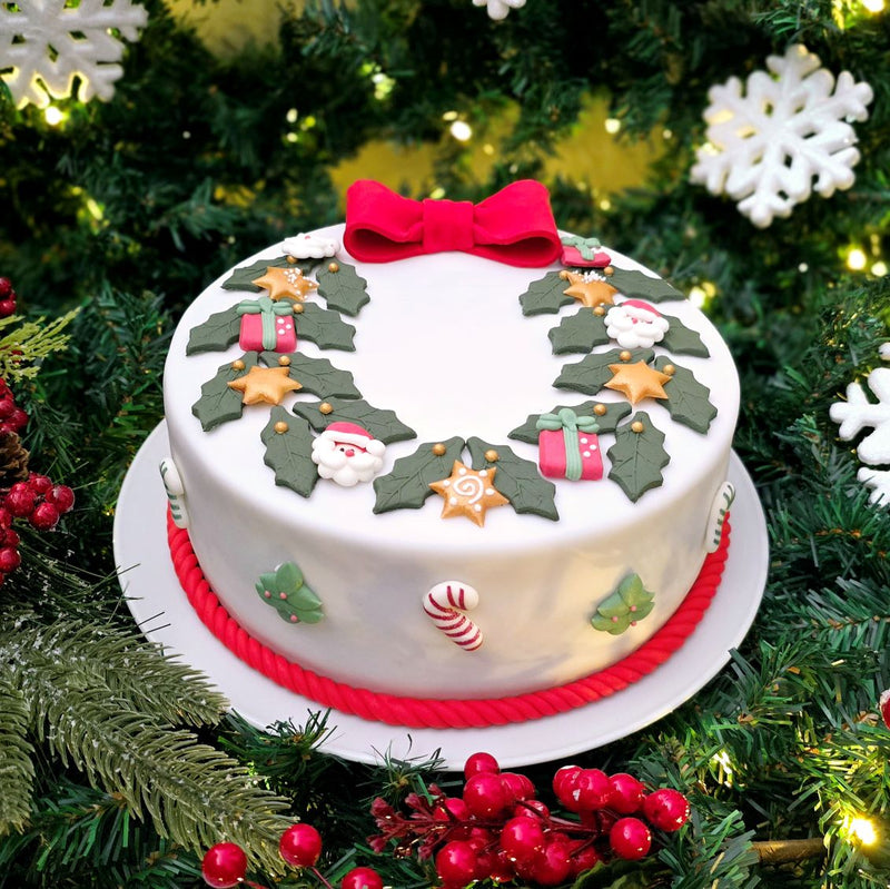 Weihnachtliche Zuckerdekoration