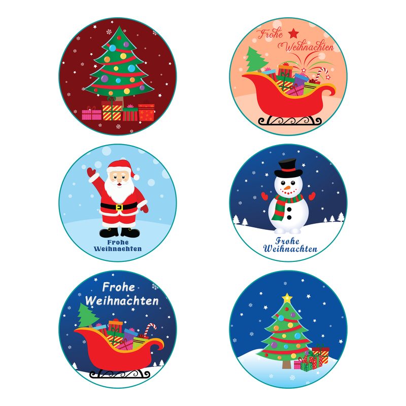 Plätzchen Aufleger Frohe Weihnachten