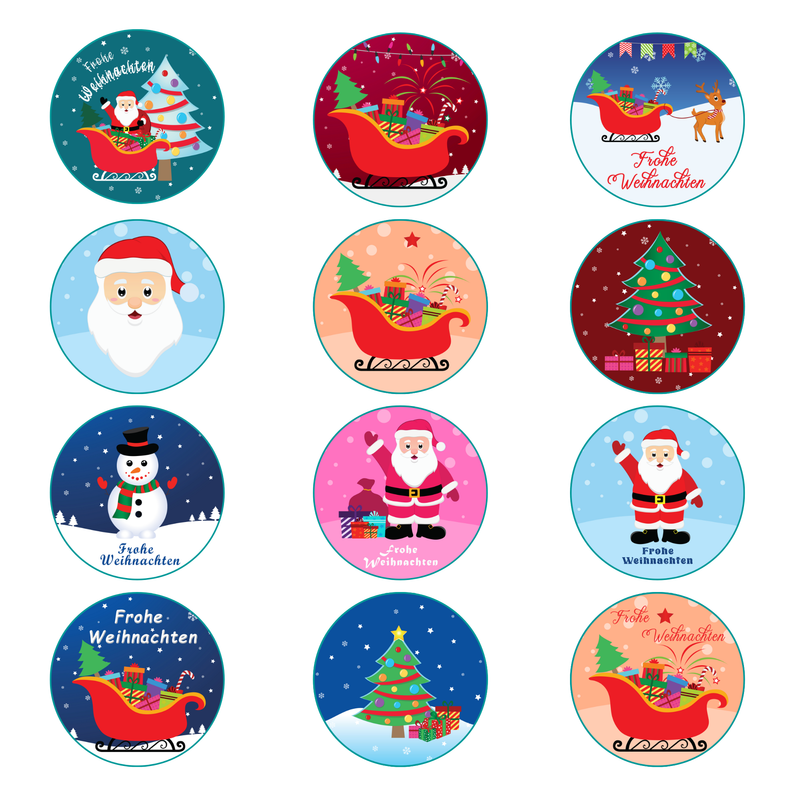 Plätzchen Aufleger Frohe Weihnachten