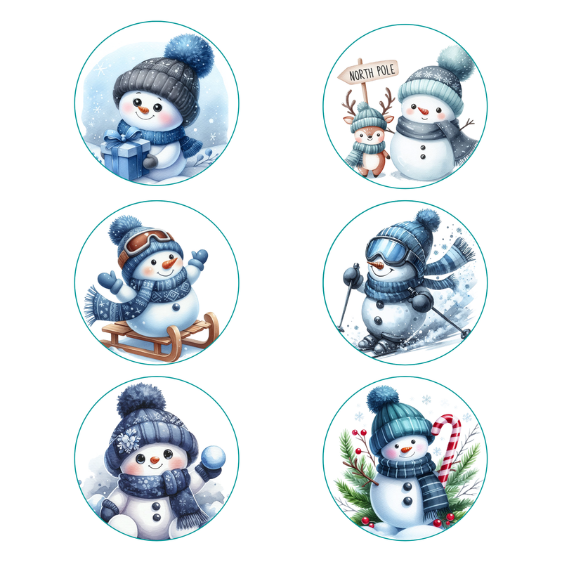 Plätzchen Aufleger Schneemann