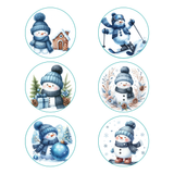 Plätzchen Aufleger Schneemann