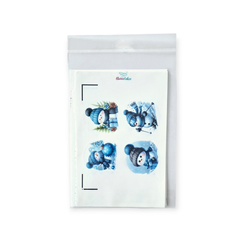 Plätzchen Aufleger Schneemann