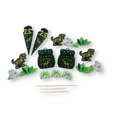 Schultüte Dino Tortendeko (essbar)