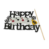 Casino Happy Birthday Topper