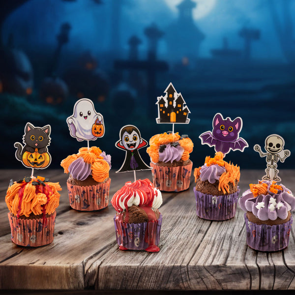 16 Stück Halloween Topper