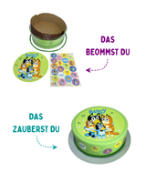 Tortenhülle mit Bluey und Bingo Aufleger