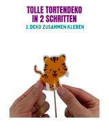 Dschungel Tortendeko (essbar)