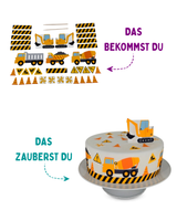 Bagger Tortendeko (essbar)