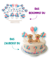 Gender Reveal Tortenset (essbar)