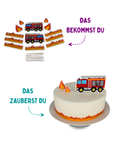 Feuerwehr Tortendeko (essbar)