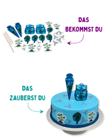 Schultüte Ninja Tortendeko (essbar)