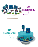 Schultüte Schildkröte Tortendeko (essbar)