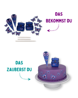 Schultüte Schmetterling Tortendeko (essbar)