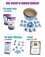 Schneemann Backset - Torte & Plätzchen