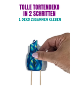 Schultüte Ninja Tortendeko (essbar)