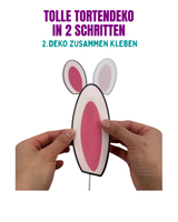 Häschen Tortendeko (essbar)