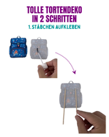 Schultüte Meerjungfrau Tortendeko (essbar)