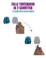 Schultüte Ninja Tortendeko (essbar)