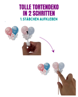 Gender Reveal Tortenset (essbar)