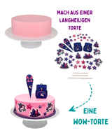 Schultüte Pegasus Tortendeko (essbar)