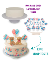 Gender Reveal Tortenset (essbar)