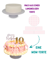 Schleifen Tortendeko (essbar)