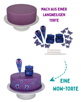 Schultüte Schmetterling Tortendeko (essbar)
