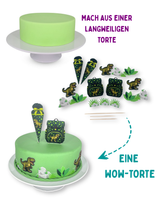 Schultüte Dino Tortendeko (essbar)