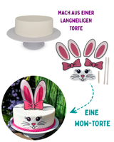 Häschen Tortendeko (essbar)