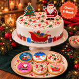 Weihnachtsgeschenk Backset - Torte & Plätzchen