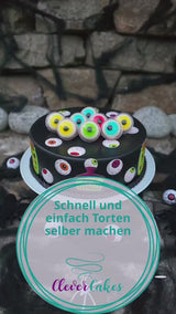 Grusel Augen Tortenset