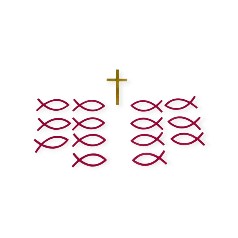 Kreuz und Fische