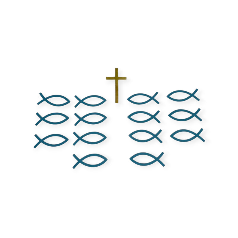 Kreuz und Fische