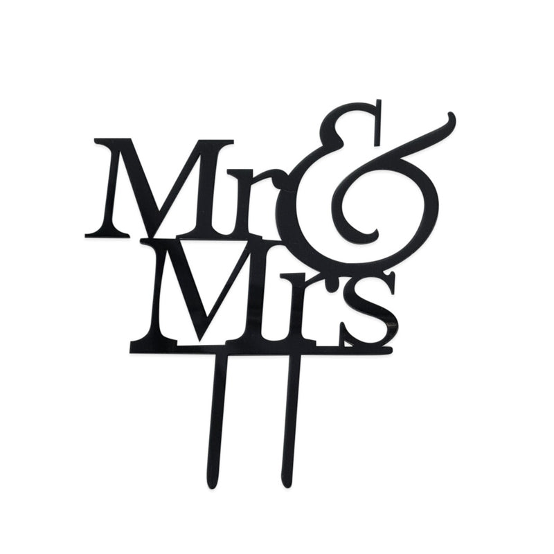 Tortentopper Hochzeit Mr & Mrs